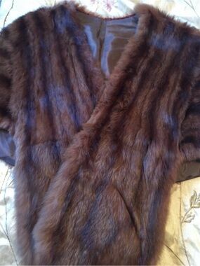 Luxurious Brown Faux Fur Shawl Collar Coat